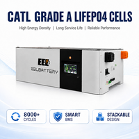 EEL Nouvelle Batterie V6 Pro Max 16KWH 16S 51.2V avec Disjoncteur et Fusible Intégrés, Cellule LiFePO4 CATL 314AH + BMS JK-V19 200A