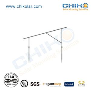 Système de montage au sol solaire en acier galvanisé adapté - Product Image 4