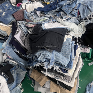 Pantalones Cortos de Verano Usados para <span class=keywords><strong>Mujer</strong></span> C27, Cintura Alta, Holgados, Casuales, Cómodos para Uso Diario, Venta al por Mayor a Granel, Fardos Mixtos de Ropa de Diseñador para <span class=keywords><strong>Mujer</strong></span> - Product Image 2