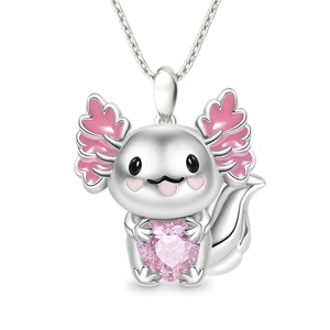 Collier pendentif salamandre à grandes oreilles volantes électroplaqué, motif dessin animé, tendance, nouveau, best-seller transfrontalier - Product Image 6