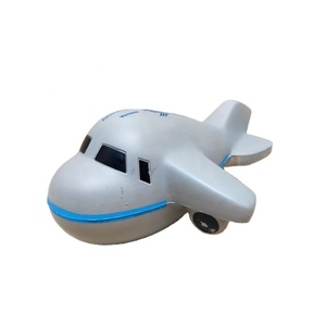 Venta al por mayor <span class=keywords><strong>Jumbo</strong></span> Airplane Shape Anti-Ansiedad Juguete PU Espuma Seguridad Certificado Logotipo Personalizado Stress Ball Precio de descuento a granel - Product Image 5