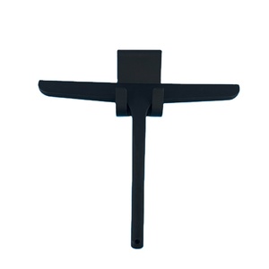 Escobilla de ducha para ventana y baño con soporte, 28 cm de ancho, escobilla de silicona con núcleo metálico - Product Image 2