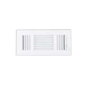 Supply Air Conditioner Aluminum Ceiling Return Double Deflection Layer Air Vent Grille With OBD Filter Optional