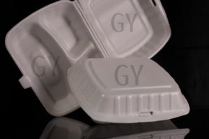 <b>Food</b> Box Flat Grid Box Three-Compartment Box Rectangular Box Breakfast Box Fast <b>Food</b> Box <b>Disposable</b> Foam <b>Food</b> <b>Containers</b> - Product Image 4