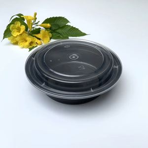 425Ml Wholesale Round Pp Plastic Disposable Food <b>Storage</b> <b>Container</b> Trading Microwave - Product Image 4