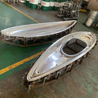 Canoë de pêche Kayak 2025 chine Rotomoulé en alliage d'aluminium coulée CNC usinage rotation rotationsformen Aus aluminium