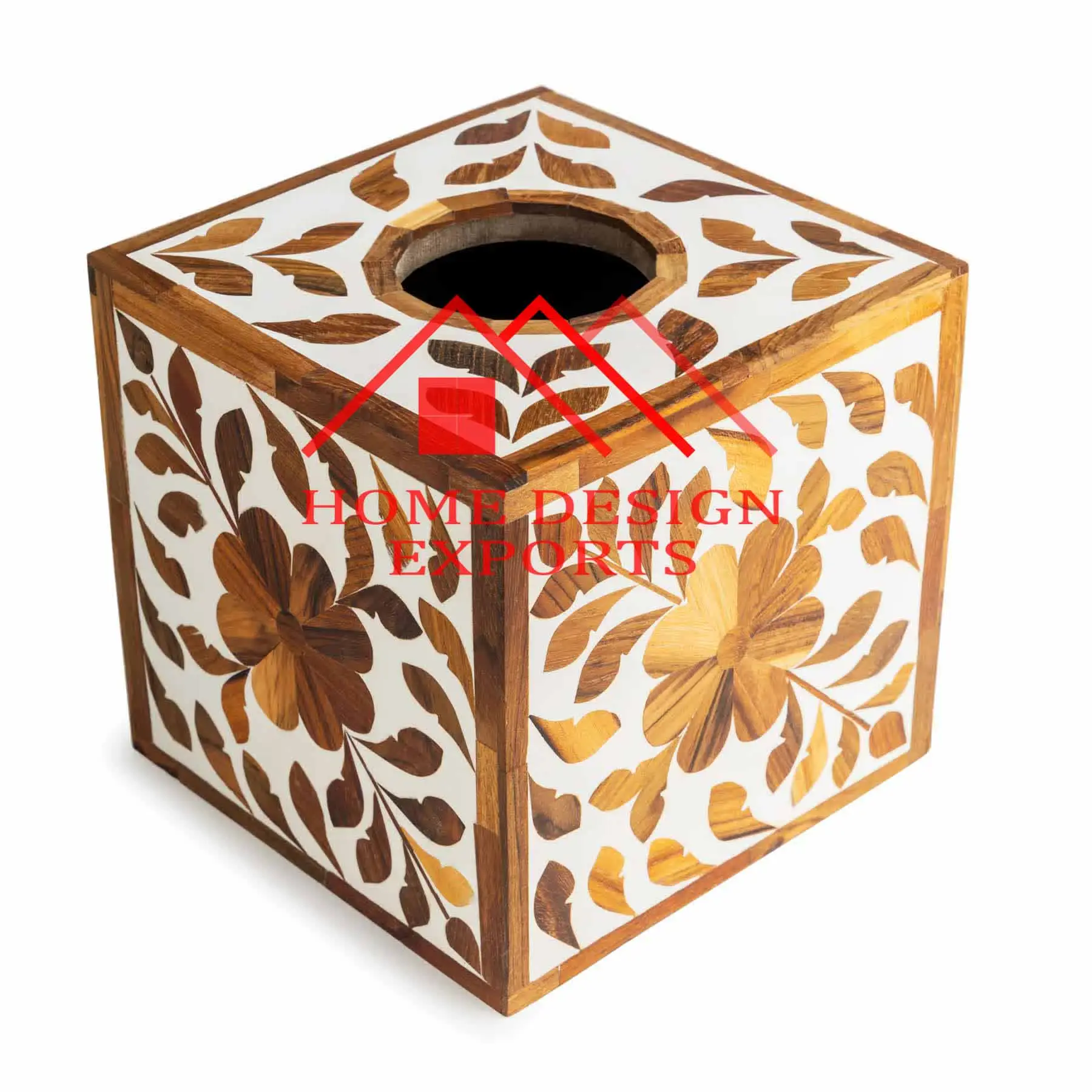 Einzigartige Bone Inlay Tissue Box für die Küche Home Dining Küche Verwenden Sie hand gefertigte Servietten Aufbewahrung sbox Niedriger Preis Tissue Holder Less MOQ