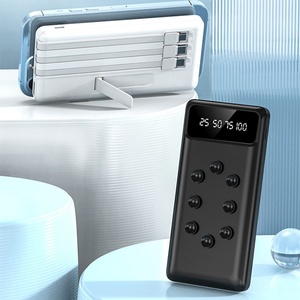 Baterías Externas con Cable Integrado, Carga Rápida de 10W, Pantalla Digital, 10000 mAh, Alta Capacidad, Personalizables - Product Image 1