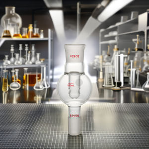 Adaptor Perangkap Distilasi Kjeldahl Kaca; Perangkap Rotary Evaporator, Adaptor Anti-Mendaki; Adaptor Pencegah Busa - Product Image 6