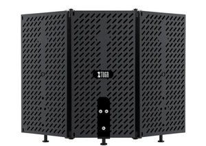 Xtuga Micrófono Cubierta de aislamiento de sonido <span class=keywords><strong>Filtro</strong></span> de sonido Espuma de canto en vivo Insonorización Reflectante Anti-ruido Parabrisas P73 - Product Image 2