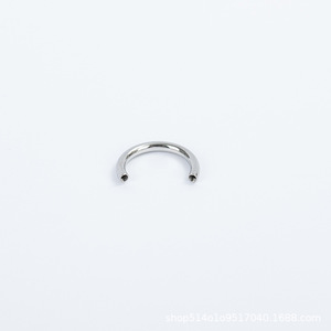 Anneau fer à cheval en acier inoxydable 1.2/1.0mm 6/8/10/12mm à filetage interne pour bijoux de piercing, unisexe, usage quotidien - Product Image 4