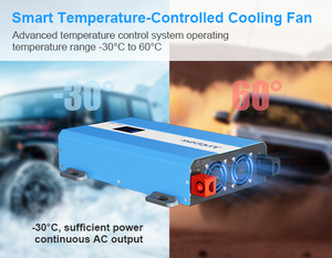 Biến tần sóng sin tinh khiết <span class=keywords><strong>1000W</strong></span>/2000W/3000W 12V/24V/48V đến 220V/230V/240V biến tần xe hơi phát điện ngoài trời - Product Image 5