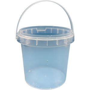 Baldes plásticos da alimento-categoria transparentes multi-funcionais de alta qualidade, vários tamanhos, e produtos plásticos customizáveis - Product Image 4
