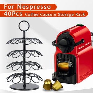 Para cápsulas de café Nespresso soporte árbol de Navidad 40 Uds cápsulas de café estante giratorio de almacenamiento - Product Image 2