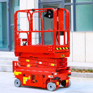 Gunting portabel Lift Lift Lift hidrolik bisa digerakkan pengangkat udara Platform 6m 8m 10m 12m digunakan angkat Boom - Product Image 1