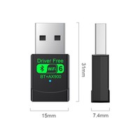 Adaptador USB WiFi 6 AX900 2 en 1, Dongle de Doble Banda 2.4G y 5GHz, 900Mbps, Receptor Inalámbrico USB WIFI