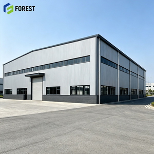 Entrepôt commercial modulaire en acier haute résistance, résistant à la corrosion, préfabriqué, pour le transport de marchandises lourdes, entrepôt de manutention - Product Image 1