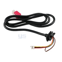 Rakitan Kabel Panel Mount AWM 300V Konektor 6 Pin Terminal Cincin Grommet Harness Kabel untuk Peralatan OEM Grosir