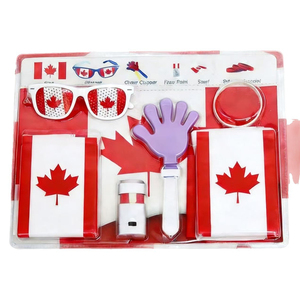 QYS Set de Regalo Personalizado para Aficionados al Fútbol USA Canadá México PVC Impreso - Product Image 4