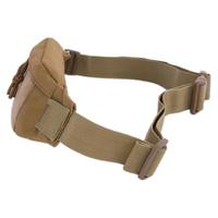 Riñonera Táctica Impermeable de Poliéster, Bolso Bandolera con Cierre para Unisex, para Senderismo, Correr, Camping y Viajes al Aire Libre