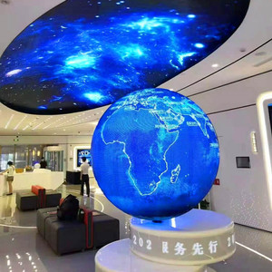Affichage LED sphérique personnalisé en forme de ballon de football de 3 m de diamètre pour intérieur P3 - Product Image 6