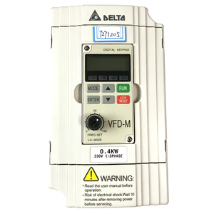 Variador de Frecuencia <span class=keywords><strong>Delta</strong></span> VFD004M21A de Segunda Mano, Serie Mini, 200 <span class=keywords><strong>V</strong></span>, 0.4 kW, PLC Usado - Product Image 3