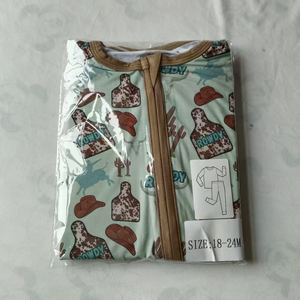 すぐに発送できる竹製ベビー用ジッパースリーパー、キャラクター柄の西洋風幼児用竹製パジャマ、ミステリーボックス - Product Image 5