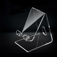 Usine en gros personnalisé Portable Transparent acrylique support de téléphone portable support d'affichage Mobile pour une utilisation à domicile bureau