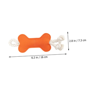 Nouveauté 2026 : Jouet à mâcher pour chien Chroma en forme d'os, résistant à l'usure, pour le soulagement des dents et l'entraînement, avec nœud en corde - Product Image 2