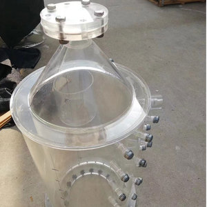 ซีลอะคริลิคเกรดแล็บปลั๊ก CNC ปรับแต่งได้ตรา PMMA มีความบริสุทธิ์สูงมีการเชื่อมต่อแบบเกลียวจัดส่งเร็ว - Product Image 2