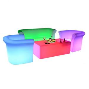 Tùy chỉnh RGB Phát Sáng <span class=keywords><strong>Led</strong></span> đồ nội thất cho hộp đêm bên trang trí nội thất hiện đại thanh phân thắp sáng Cocktail bảng cho phòng chờ ngoài trời - Product Image 5