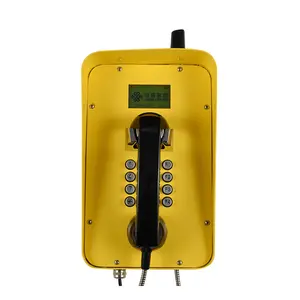Telepon Panggilan Darurat Tahan Air GSM Telepon Tugas Berat dengan Kartu Sim