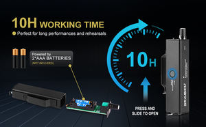 Amplificateur de casque portable mini métal 1 canal XLR STABCL S1 pour home cinéma et chant en direct - Product Image 4