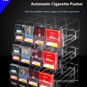 Tự động Pop-Pull thuốc lá giá hai lớp giữa thuốc lá Pusher lớp phủ cao cấp hiển thị giá với khả năng hiển thị tuyệt vời - Product Image 4