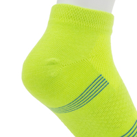 Chaussettes de sport pour hommes, logo personnalisé, respirantes, absorbant l'humidité, tricotées, rayures sportives, douces, course à pied sur sentier d'automne pour les jeunes