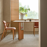 Table à manger moderne en bois pour cuisine, bureau informatique ergonomique de luxe pour la maison, table de restaurant originale