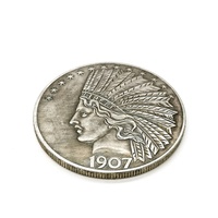Monedas de recuerdo de metal de alta calidad al por mayor monedas de metal antiguas en relieve 3D monedas antiguas vintage