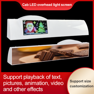 Écran LED intelligent pour toit de taxi, boîte lumineuse de toit de voiture avec écran LED, affichage électronique publicitaire pour voiture, écran de lumières de toit roulant - Product Image 3