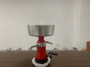 Separador de <span class=keywords><strong>leche</strong></span> y mantequilla centrífugo Manual a pequeña escala, separador centrífugo para crema agria - Product Image 5