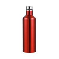 Thermos classique 500 ml pour vin rouge et bière, en acier inoxydable 304, isotherme, pour sports de plein air, étanche à la glace, personnalisable, maintien thermique 6-12h