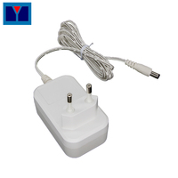 Adaptateur secteur HYT 12V 3A/1.5A DC avec matériau PC et connexion enfichable pour robots aspirateurs et éclairages LED