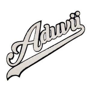 Toppe in ciniglia personalizzate con <span class=keywords><strong>lettere</strong></span> universitarie termoadesive - Product Image 3