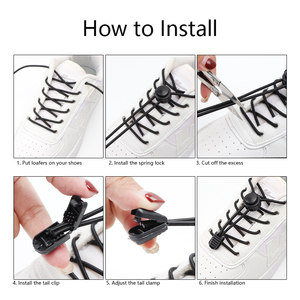 Running Walking Lazy <strong>Shoelaces</strong> No Tie Elastic <strong>Shoelace</strong> Outdoor Sports Elastic <strong>Shoelaces</strong> - Product Image 6
