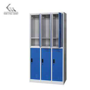 Kim Loại <span class=keywords><strong>6</strong></span> Cửa Tủ 3 Kệ Tủ Tủ Phòng Tập Thể Dục Thép Lưu Trữ Cho Nhà Thương Mại Đồ Nội Thất Nhân Viên <span class=keywords><strong>Locker</strong></span> Sáu Cửa Thép <span class=keywords><strong>Locker</strong></span> - Product Image 2