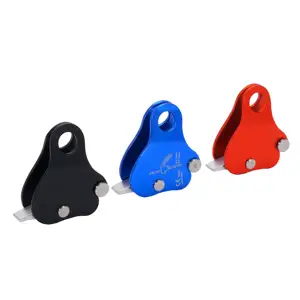 Climbing Equipment Multicolor A-Type Self Locking Device Anti-Falling Aluminum Rope Grab For Rescue