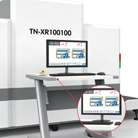 Scanner de bagages et de marchandises à rayons X personnalisé Taien Factory 100100C, tunnel large 100*100cm, double vue, double énergie, résolution 1.0mm