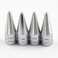 Ambark Overseas Limited – Ensemble de 4 capuchons de valve coniques en laiton de haute qualité, finition métallique, haute pression, forgés, résistants à la corrosion, OEM