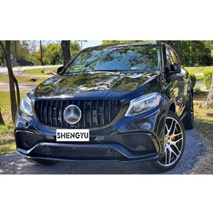 Kit de carrocería para <span class=keywords><strong>Mercedes</strong></span> Benz <span class=keywords><strong>GLE</strong></span> W166 COUPE <span class=keywords><strong>Sport</strong></span> 16-19 Cambio a AMG Incluye montaje de parachoques delantero de coche tubos de escape de labio trasero - Product Image 5