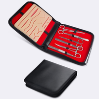 NOUVEAU Module de simulation de la peau pour la pratique de suture chirurgicale avec suture de plaie Modèle de formation au débridement en silicone pour étudiants en médecine