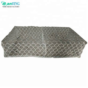 ตะกร้าตาข่ายลวดเหล็กชุบสังกะสีรูปหกเหลี่ยมสำหรับรั้วสวนและจัดสวน - Product Image 5